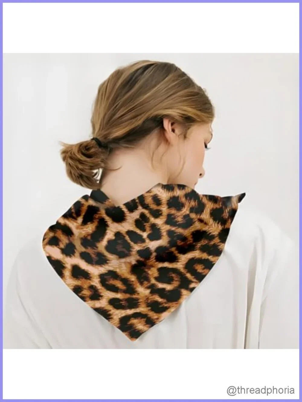 Satin Feel Head Hair Scarf 27.5